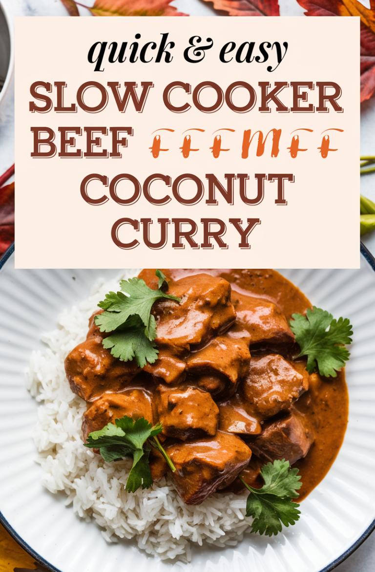 Slow Cooker Beef Coconut Curry: The Ultimate Comfort Food Made Easy ...